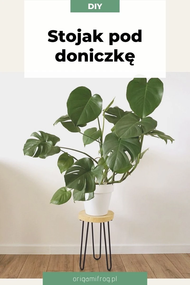 DIY Stojak pod doniczkę