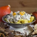 Tagliatelle z sosem śmietanowym z kurkami i gorgonzolą