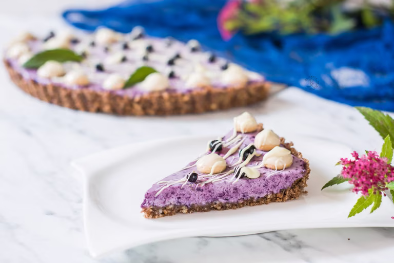 JAGODOWA TARTA BEZ PIECZENIA