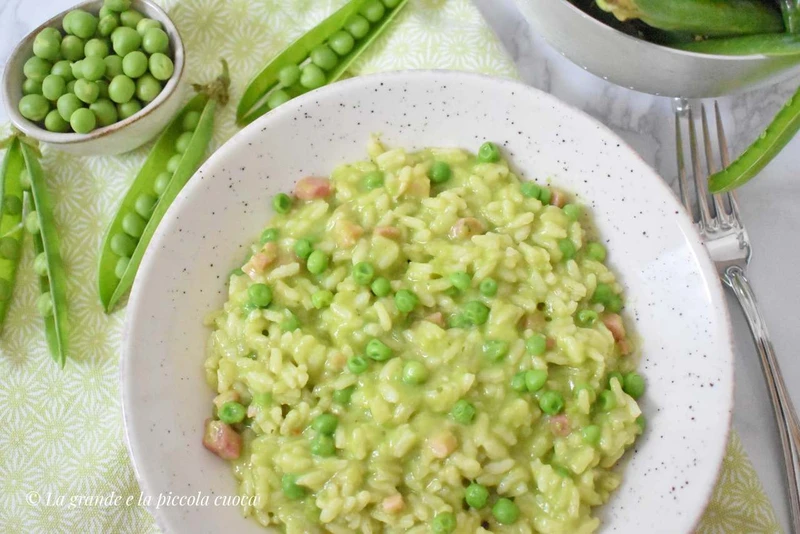 Risotto z groszkiem i boczkiem - włoskie "risi e bisi"