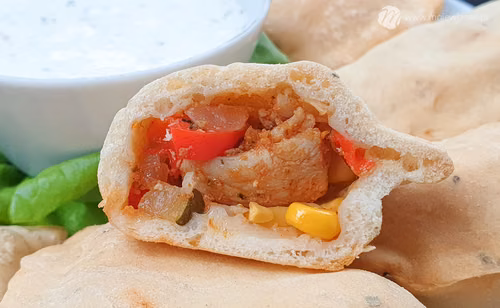 Kebabowe pierożki drożdżowe