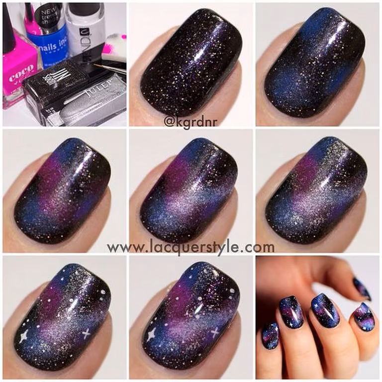Paznokcie galaxy