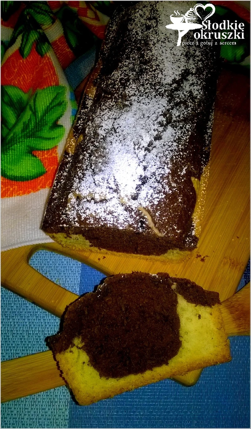 Pyszna babka w łaty (babka dwukolorowa)