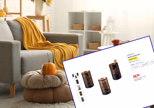 Ten szklany lampion LED z Lidla za 25 zł to hit jesieni! Zero kabli, a ażurowe wzory robią magiczny efekt