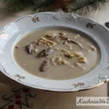 Zupa grzybowa z lanymi kluskami