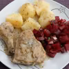 Kurczak duszony z cebulką i majerankiem