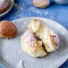 Pieczone oponki kokosowe