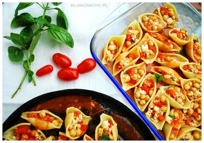 Muszle zapiekane z mozzarellą