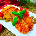 Siekane kotlety z kurczaka a la pizza