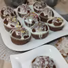 Muffiny piernikowe z powidłami śliwkowymi
