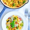 Makaron "carbonara" ze szparagami