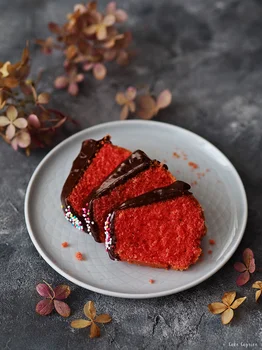 Babka malinowa (na budyniu)