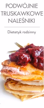 Podwójnie truskawkowe naleśniki