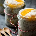 Pudding Chia z brzoskwiniami FIT