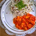 Kurczak w paprykowo-pomidorowym sosie (na bazie ajvaru)