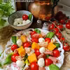 Sałatka z melonem szynką i serem mozzarella - Damsko-męskie spojrzenie na kuchnię