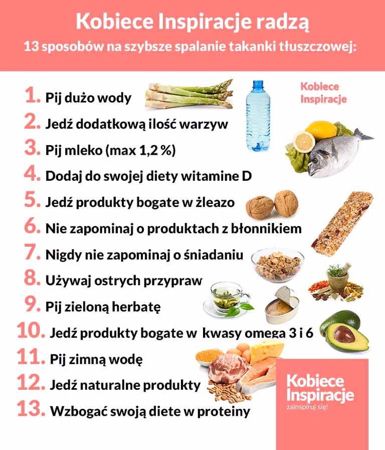 Jak szybciej SPALIĆ TKANKĘ TŁUSZCZOWĄ ? - 13 sposobów