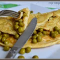 Omlet z groszkiem