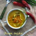 Zupa tajska z mleczkiem kokosowym