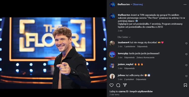 Zdjęcie Mikołaj Roznerski znów w roli prowadzącego. TVN szykuje 60 nowych odcinków hitowego teleturnieju! #2