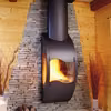 Designerski kominek