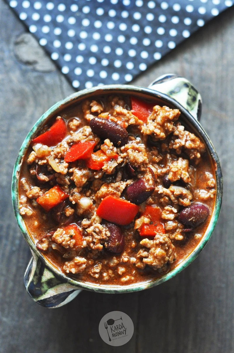 Chili con carne z kakao