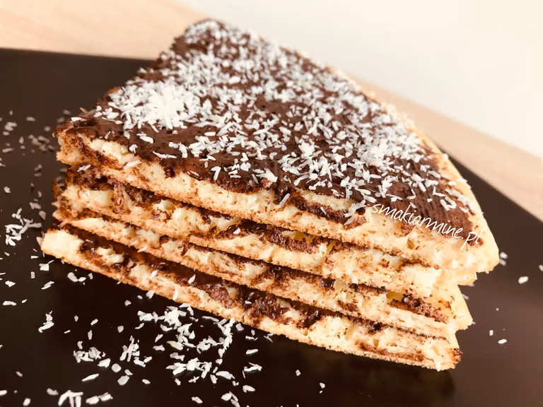 Placek kokosowy (bez cukru, bez glutenu, bez laktozy)