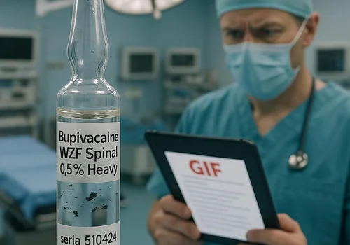 GIF wycofuje Bupivacaine WZF Spinal 0,5% Heavy – co oznacza decyzja nr 24/WC/ZW/2025 dla szpitali, aptek i pacjentów?