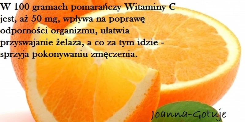 POMARAŃCZA -BOMBA WITAMINOWA