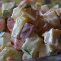 Sałatka z paluszkami Surimi