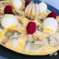 Omlet twarogowy z bananem