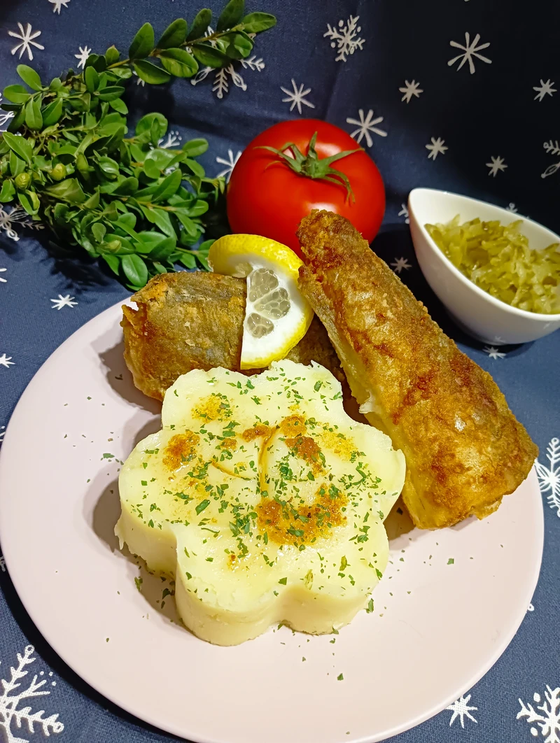 Smażony morszczuk tuszka