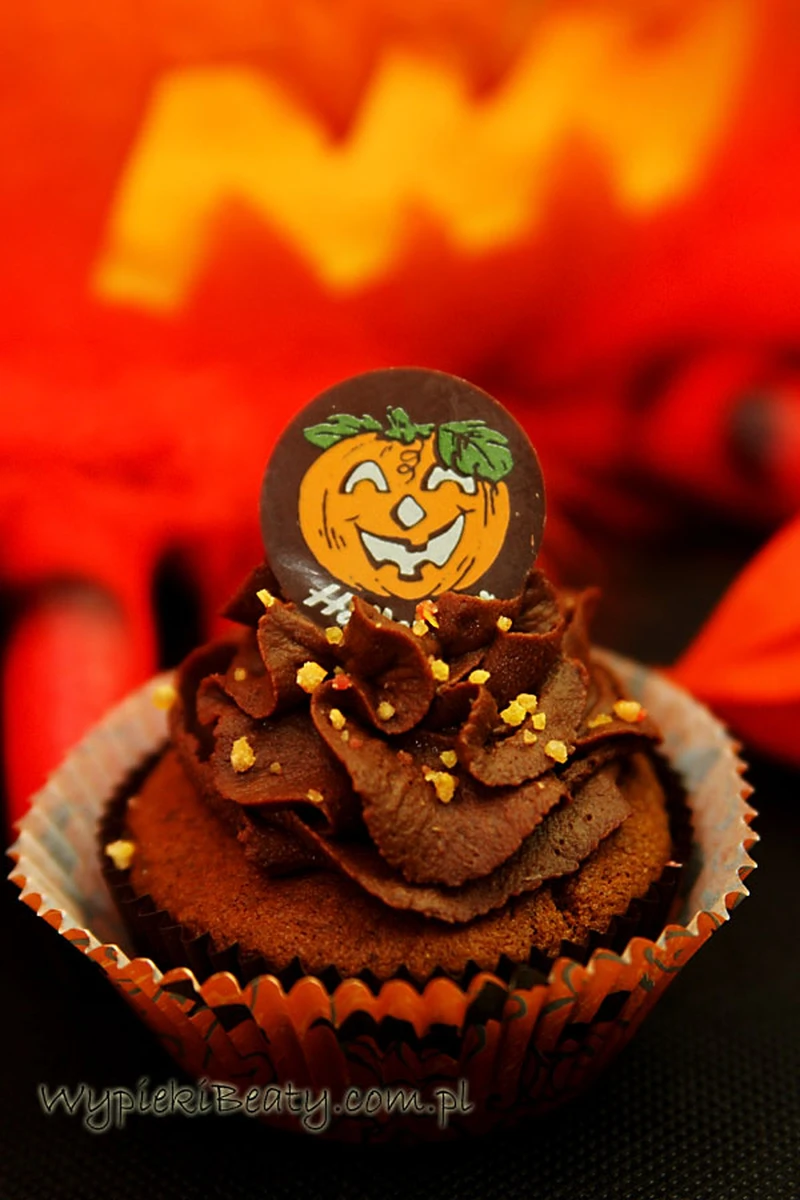 Babeczki czekoladowo-kawowe na Halloween
