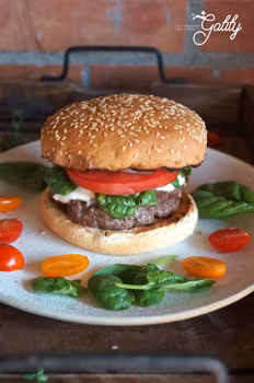 Grillowane domowe burgery