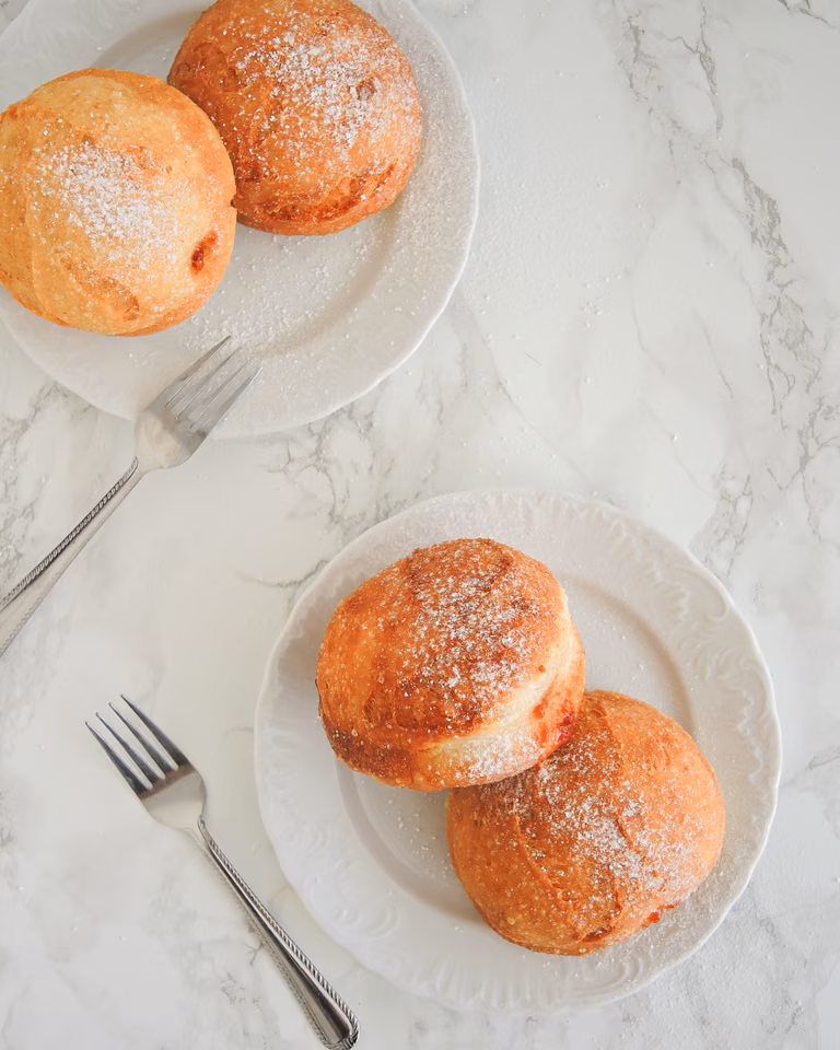 Wegańskie pączki na zakwasie