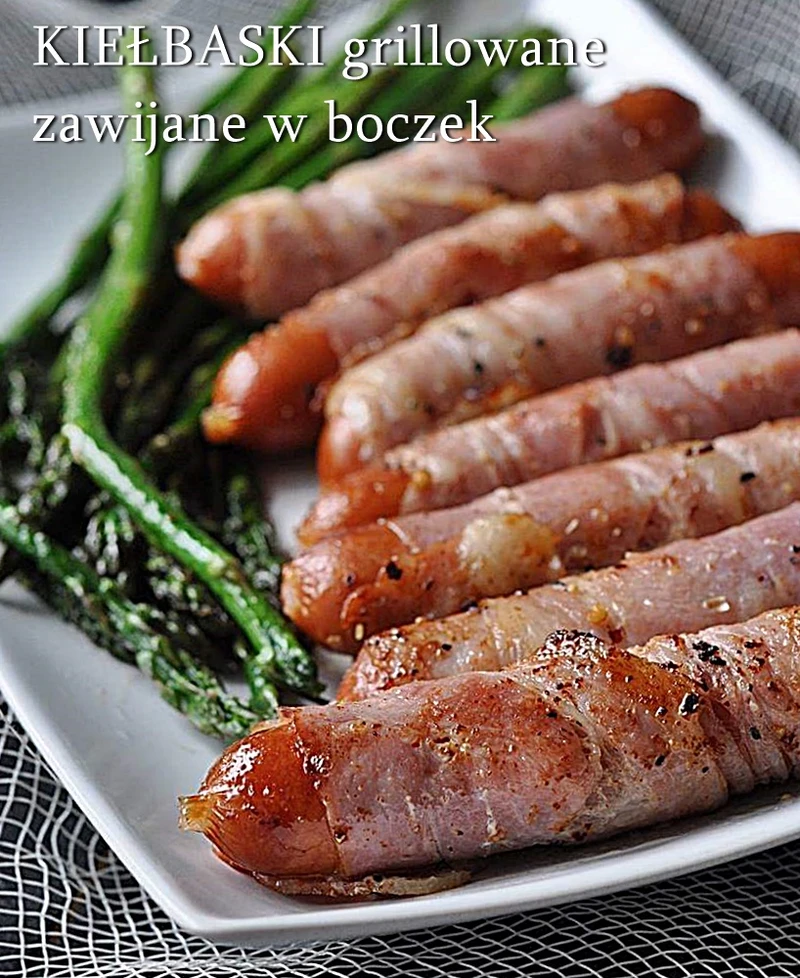 Kiełbasa w boczku z grilla