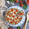 Tarta ze szpinakiem, pomidorkami i serem feta