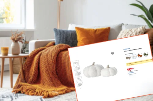 Te poduszki dynie z Lidla będą hitem tej jesieni! 2 sztuki za 49 zł, wrzucisz do pralki, a nudna sofa zrobi efekt wow!