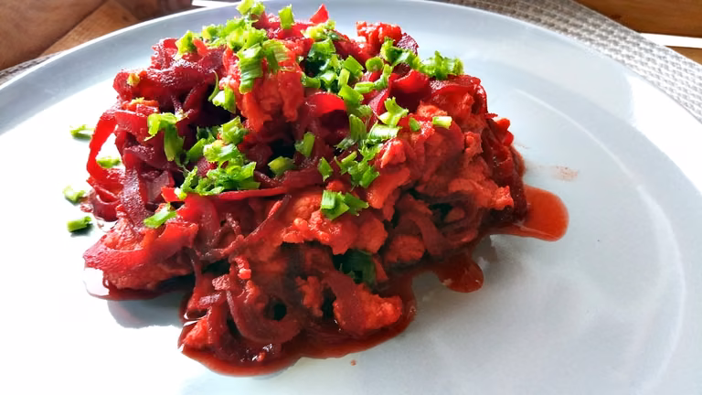 Makaron z buraków - fit spaghetti. Najlepsze
