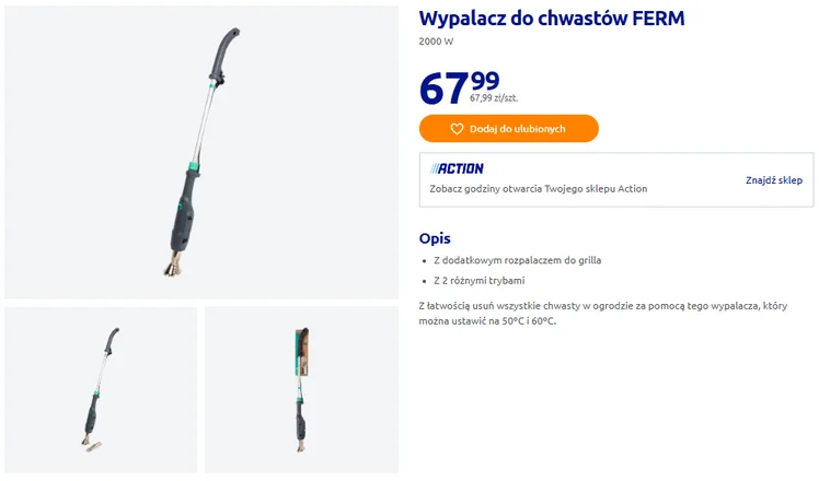 Zdjęcie Ręczne wyrywanie chwastów to już przeszłość! Ten wypalacz z Action za 68 zł to odkrycie sezonu! #1