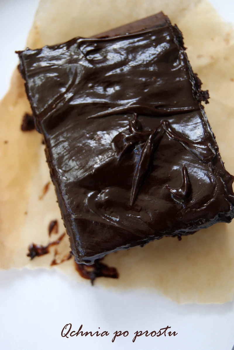 Brownie z fasoli i bananów