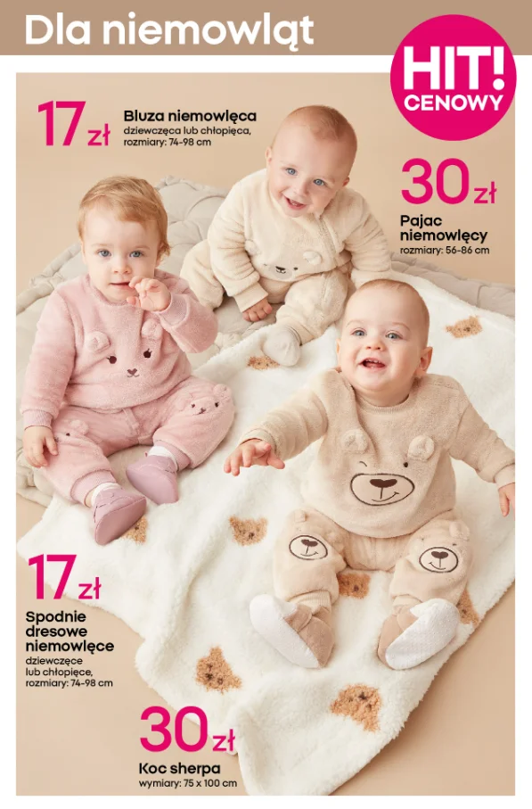 Zdjęcie Miękko, cieplutko i uroczo! Kocyk sherpa z misiami za 30 zł to must-have dla każdego maluszka! #2