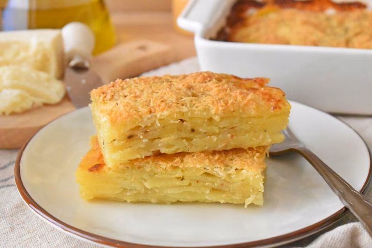 Pieczone ziemniaki z serem po rzymsku - "Patate alla romana"