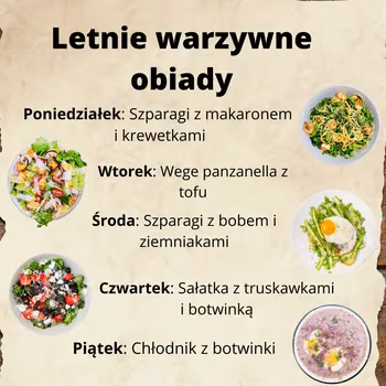 Menu na tydzień: Warzywne obiady na lato
