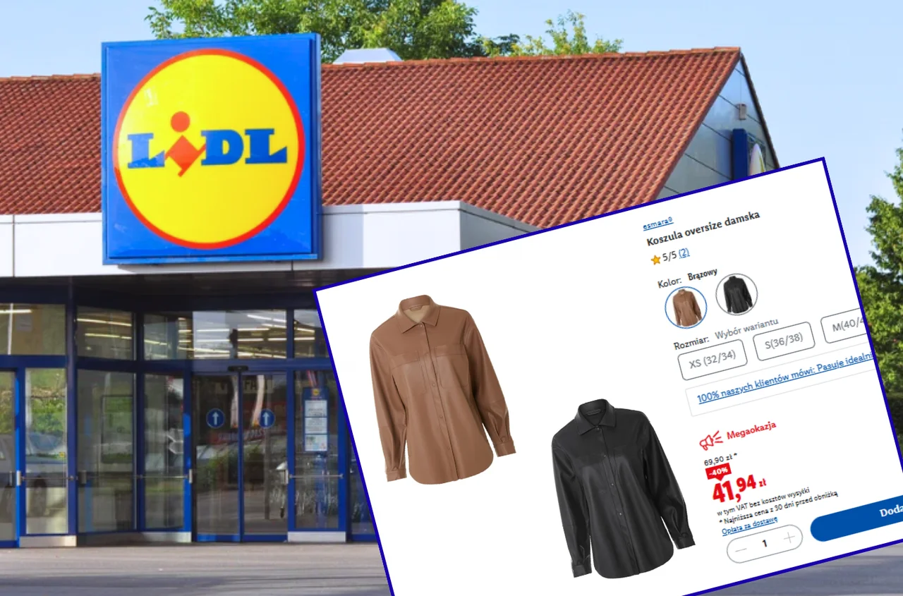 Ta koszula z Lidla za 41 zł to hit wiosny 2026! Luźny, ale kobiecy fason, materiał robi robotę - idealna na sezon przejściowy jako kurtka