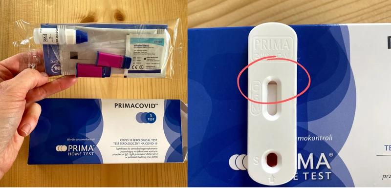 Jak wykonać test na przeciwciała koronawirusa z Biedronki ? Co znajdziemy w opakowaniu?