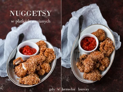 Nuggetsy w płatkach owsianych