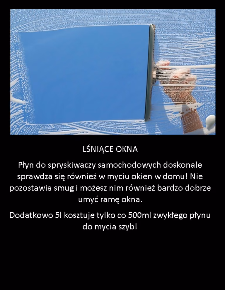 Nietypowy sposób na czyste lśniące okna bez smug!