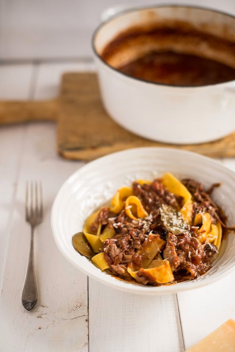 PAPPARDELLE Z RAGU Z KACZKI