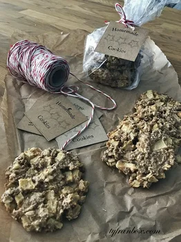 Ciasteczka owsiane z jabłkami